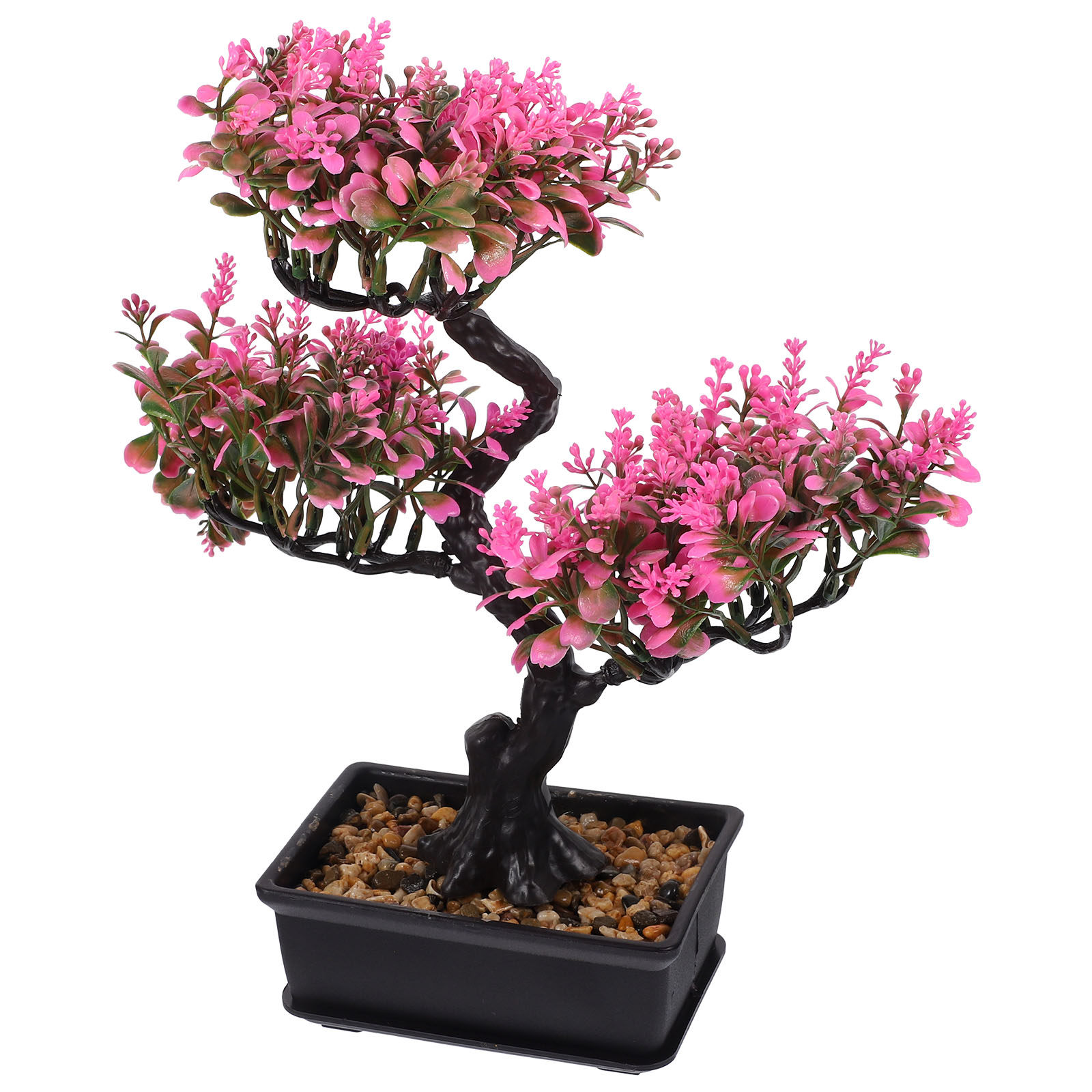 Bonsai Garden Cafe - 人工盆栽、観葉植物の模造品、観葉植物の鉢植え、家庭、オフィス、机、リビング、キッチン、庭、カフェ、デスクトップ用の装飾品。