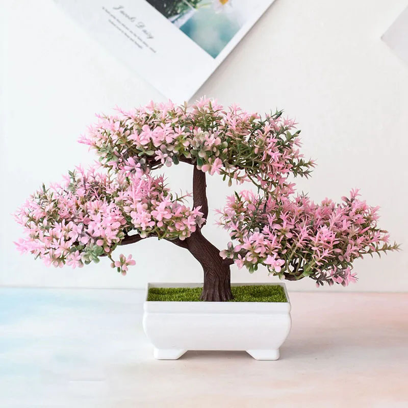 Bonsai Garden Sushi - 人工植物盆栽偽植物花鉢植え装飾品テーブルホームホテルの部屋の装飾庭の装飾小さなツリーポット