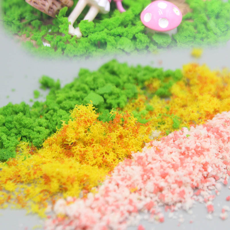 Bonsai Garden Sushi - シミュレーションツリー葉/フラワークリスタルクラフトdiyアクセサリー芝生妖精ガーデンミニチュア/テラリウム盆栽の装飾草20グラム