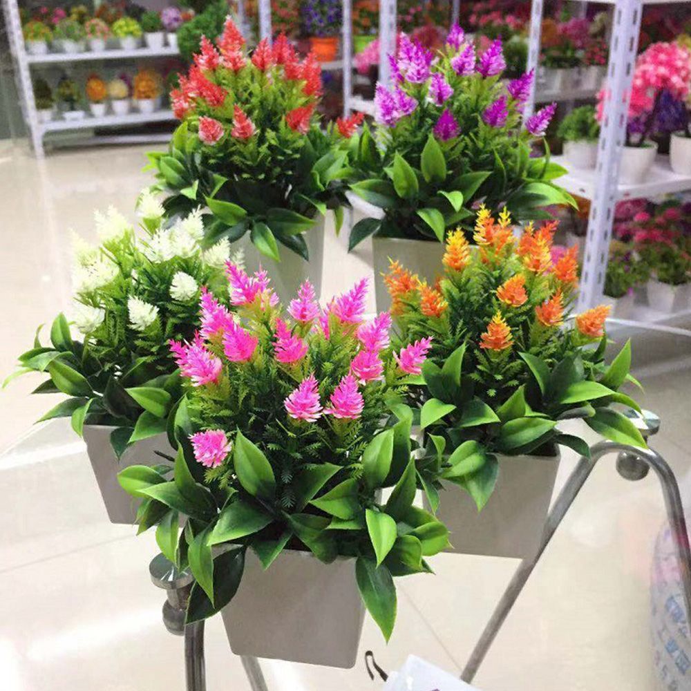 造花植木鉢模擬偽プラスチック花ホームオフィス装飾ギフトデスク - Bonsai Garden Sushi のレビューと価格