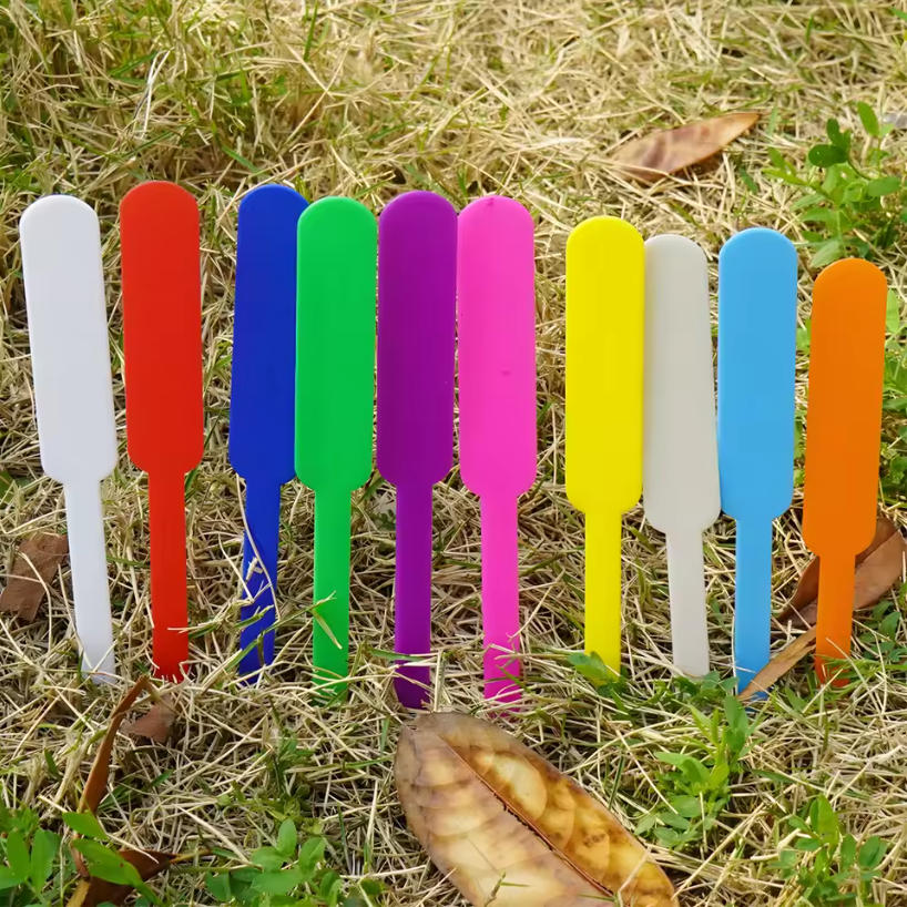 100枚入り ガーデンプラントタグ プラスチックラベル 花、 - Bonsai Garden Tools のレビューと価格