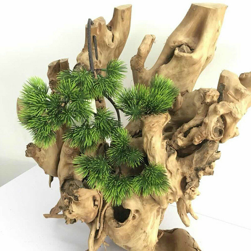 42 センチメートル人工植物松の枝緑の葉偽植物ホーム松盆栽ア - Bonsai Garden Sushi のレビューと価格