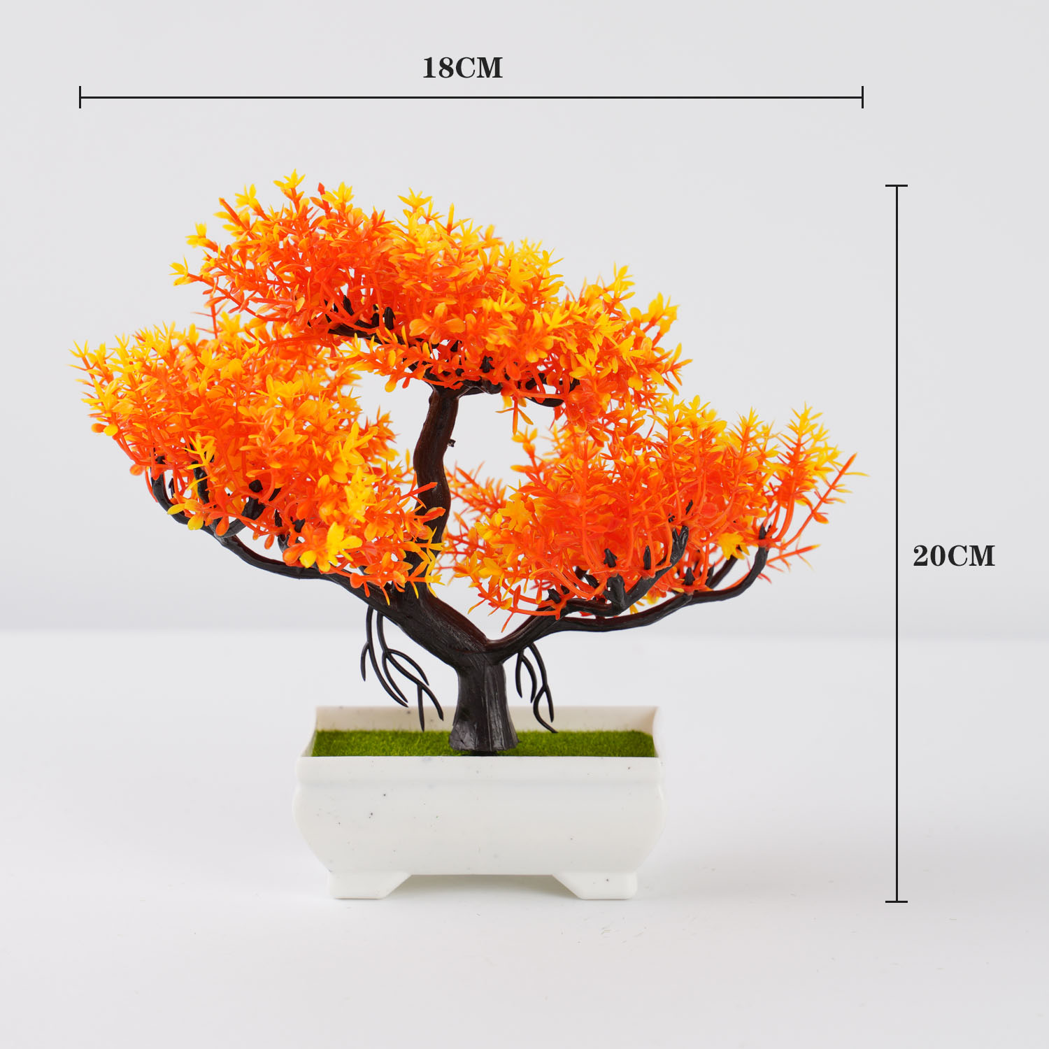 人工盆栽の小さな木、シミュレーションポット植物、偽の花、テー - Bonsai Garden Sushi のレビューと価格