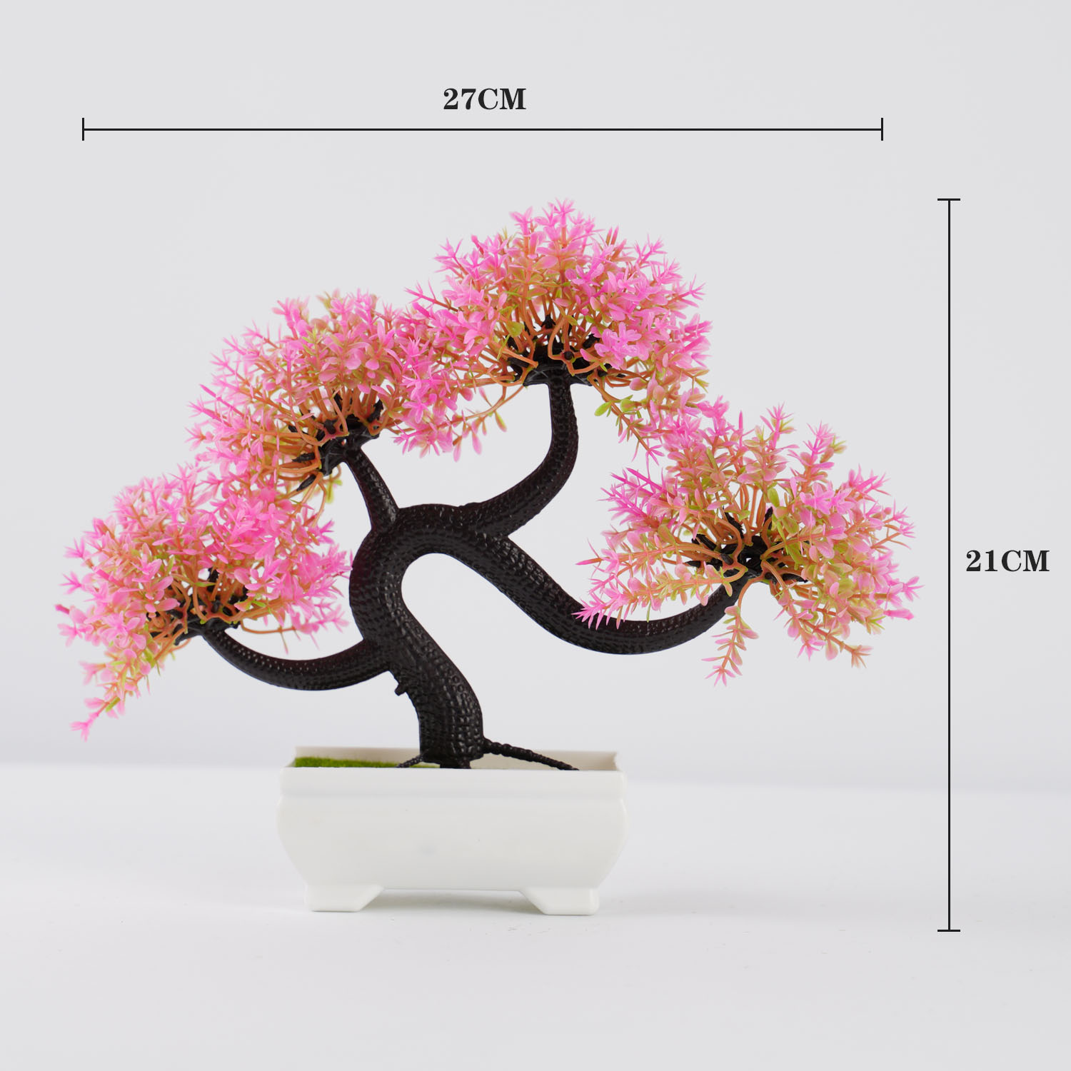 人工盆栽の小さな木、シミュレーションポット植物、偽の花、テー - Bonsai Garden Sushi のレビューと価格