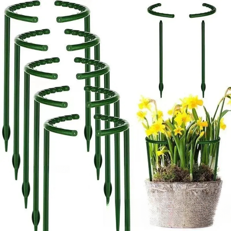 植物サポートパイルガーデン半円形フラワースタンドケージ植物成 - Bonsai Garden Tools のレビューと価格