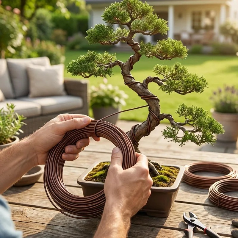 5 メートル盆栽トレーニングワイヤーセット庭の植物サポート用 - Bonsai Garden Tools のレビューと価格