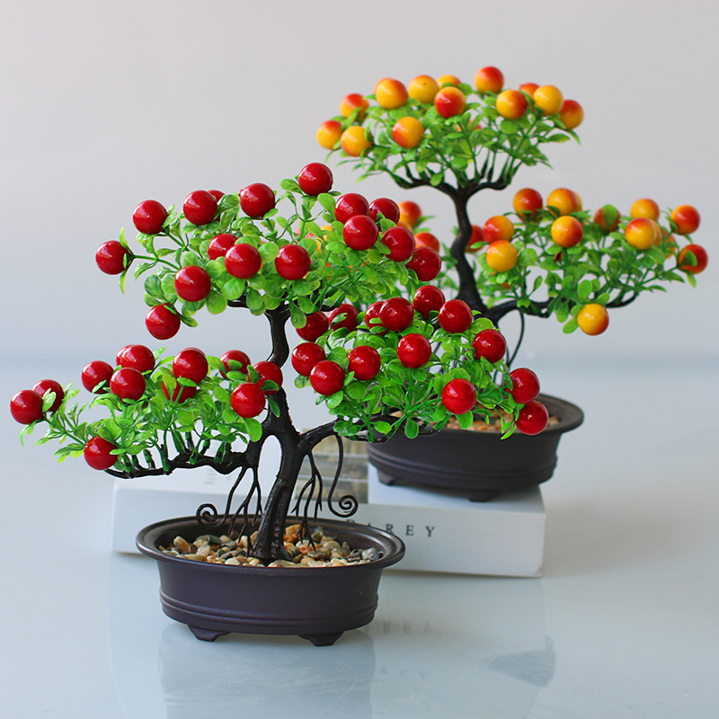 人工の小さな盆栽植木鉢,偽の植物,花,富,果物,鉢植えの装飾 - Bonsai Garden Sushi のレビューと価格