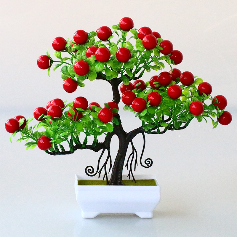人工の小さな盆栽植木鉢,偽の植物,花,富,果物,鉢植えの装飾 - Bonsai Garden Sushi のレビューと価格