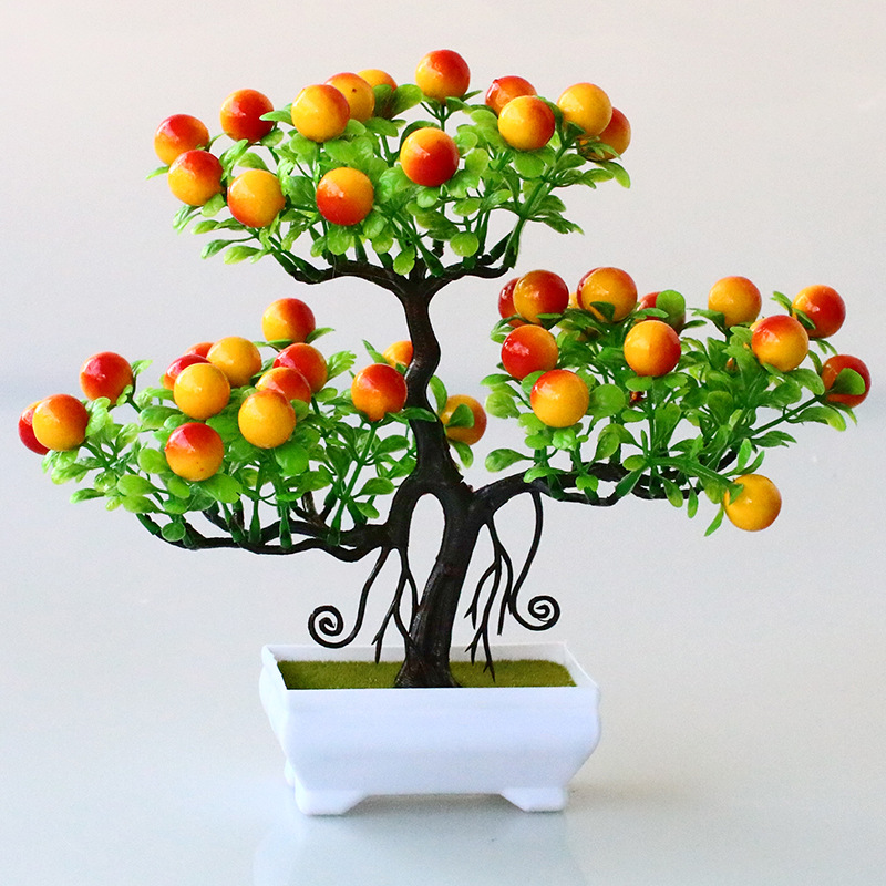 人工の小さな盆栽植木鉢,偽の植物,花,富,果物,鉢植えの装飾 - Bonsai Garden Sushi のレビューと価格