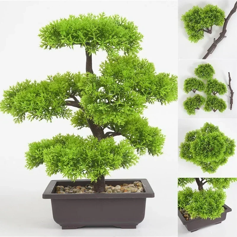 人工植物松盆栽小さなツリーポット植物造花鉢植え装飾品家の装飾 - Bonsai Garden Sushi のレビューと価格