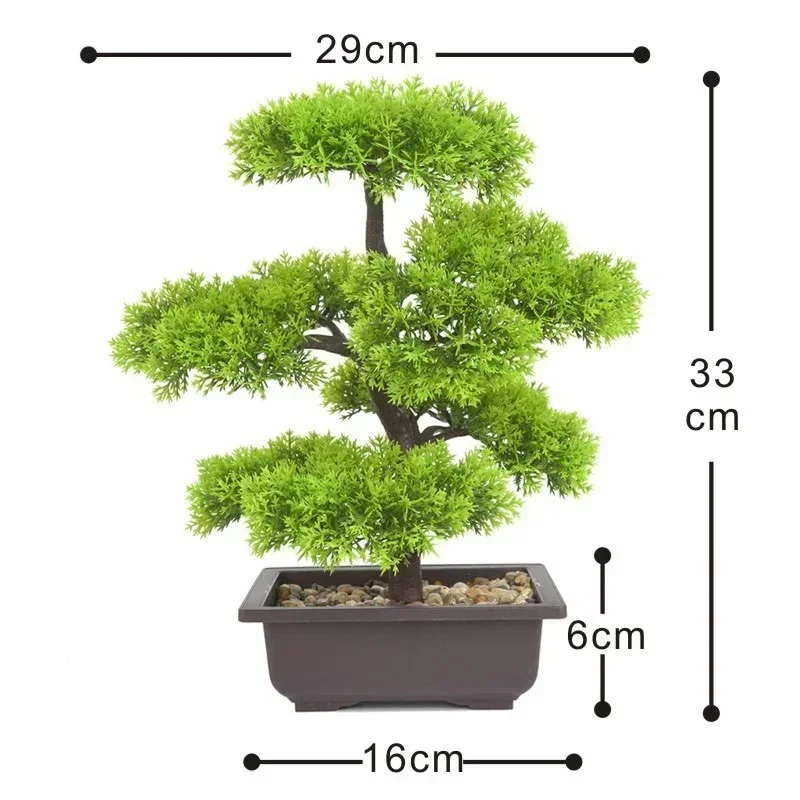 人工植物松盆栽小さなツリーポット植物造花鉢植え装飾品家の装飾 - Bonsai Garden Sushi のレビューと価格