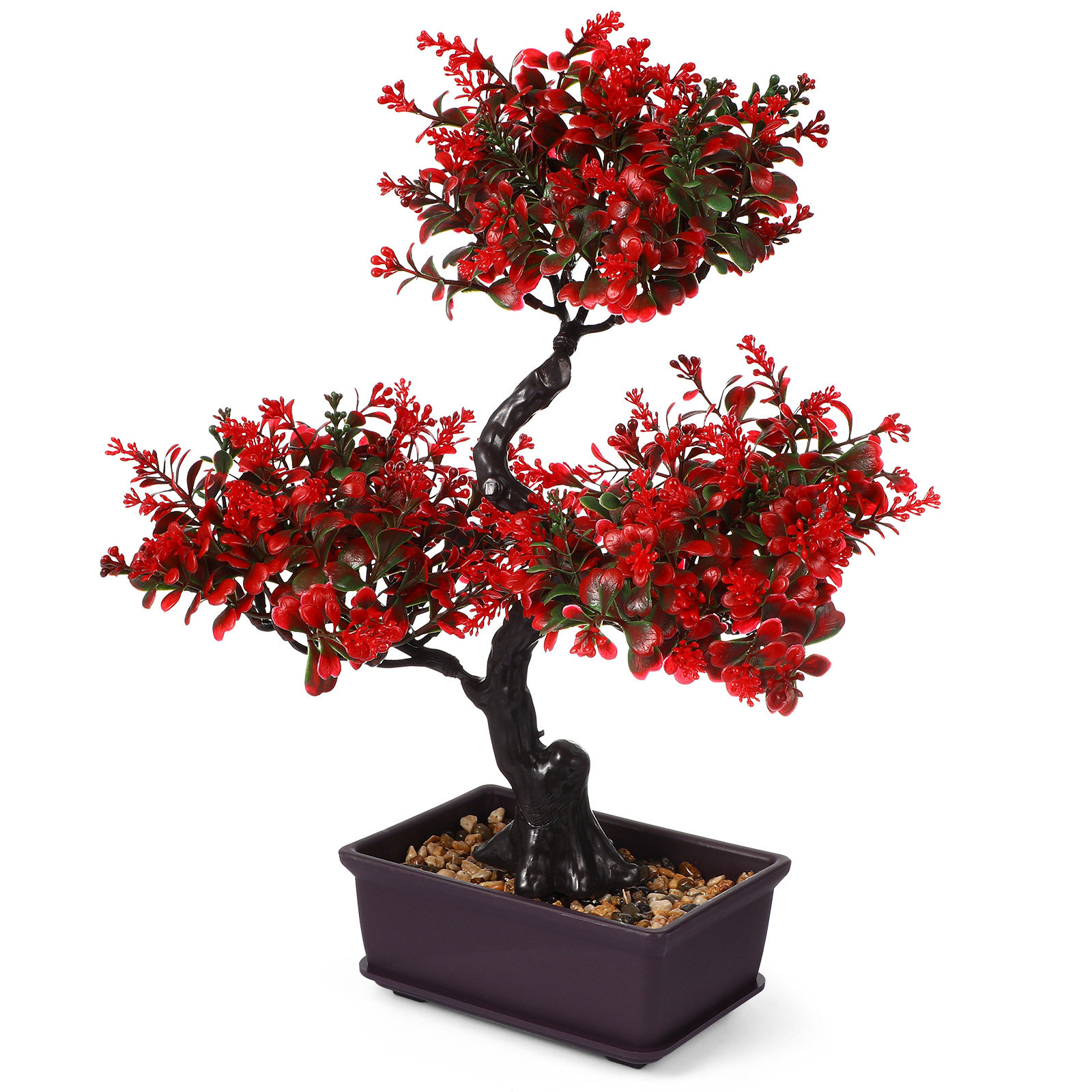 人工盆栽、リアルな造花、観葉植物。リビング、キッチン、オフィ - Bonsai Garden Cafe のレビューと価格