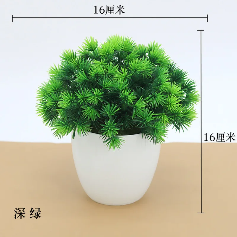 鉢植えの人工植物盆栽,小さな緑の木,庭の装飾のための偽の花, - Bonsai Garden Sushi のレビューと価格